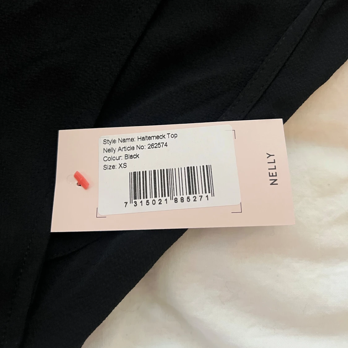 Svart halterneck topp  - 2