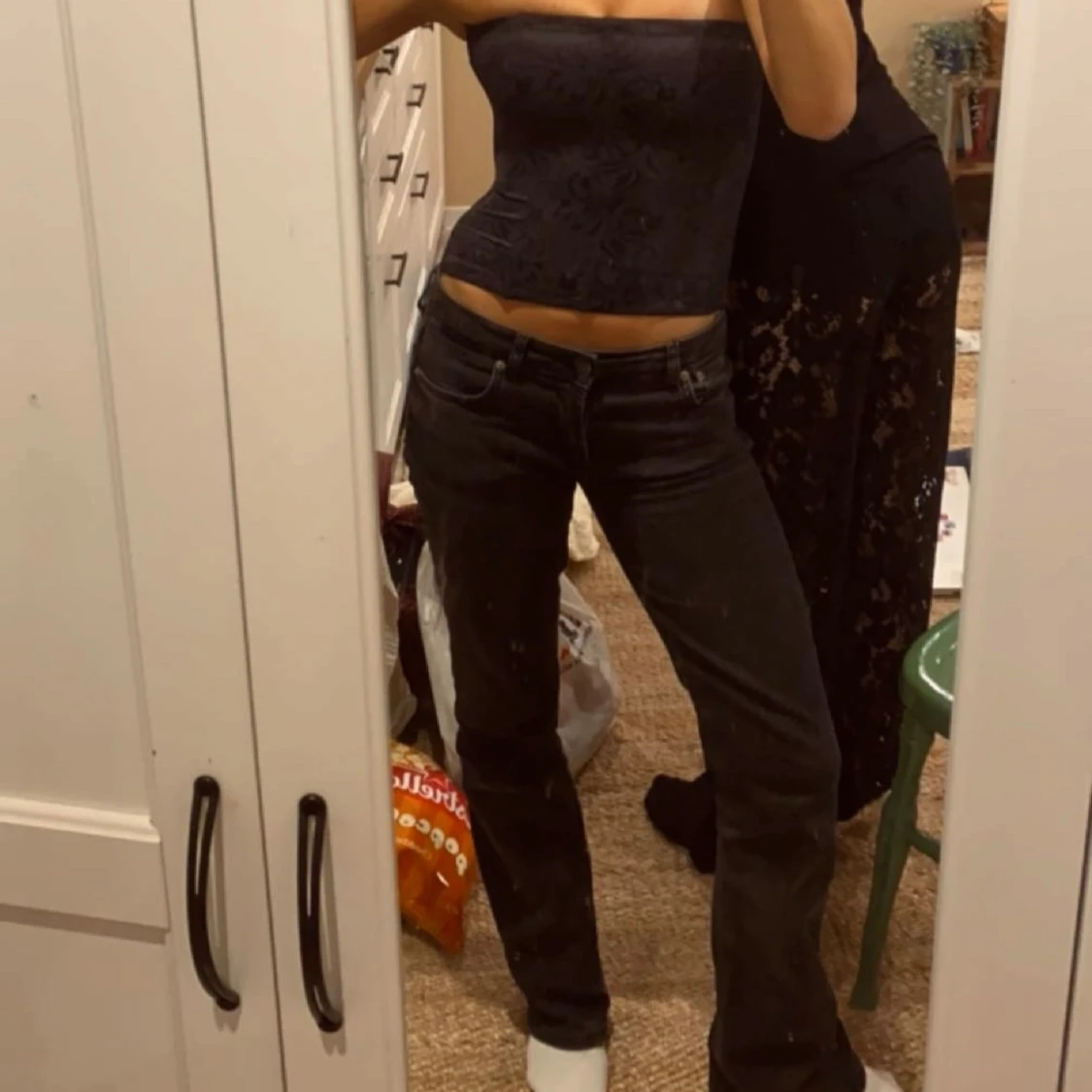 Lågmidjade zara jeans - 1