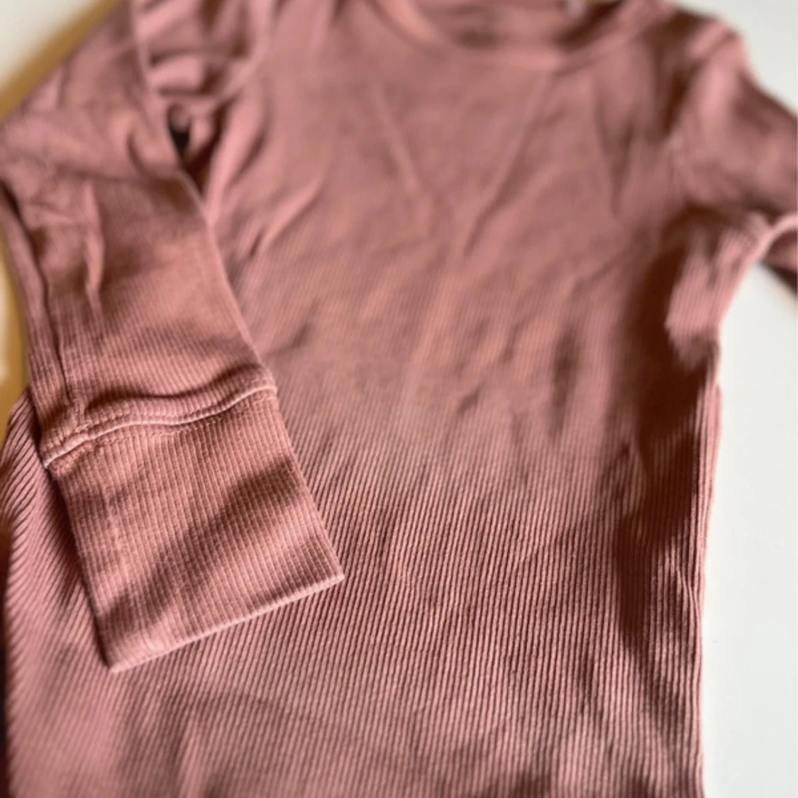 Rosa ribbad body från Lindex - 3