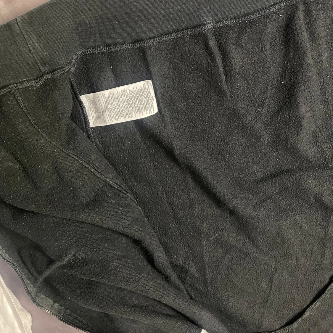 Svart Nike hoodie med dragkedja - 2