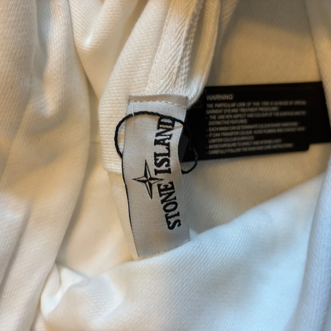 Vit hoodie från Stone Island - 2