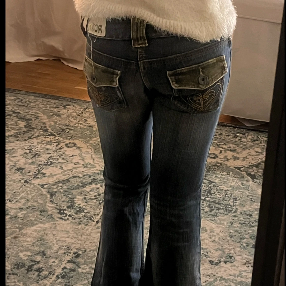 Blå bootcut jeans från Roxy - 1