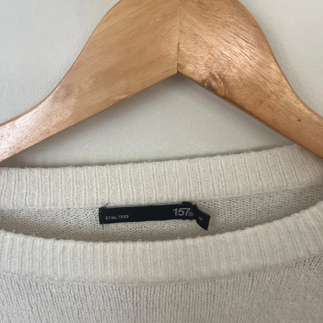 Vit stickad tröja från Lager 157 - 1