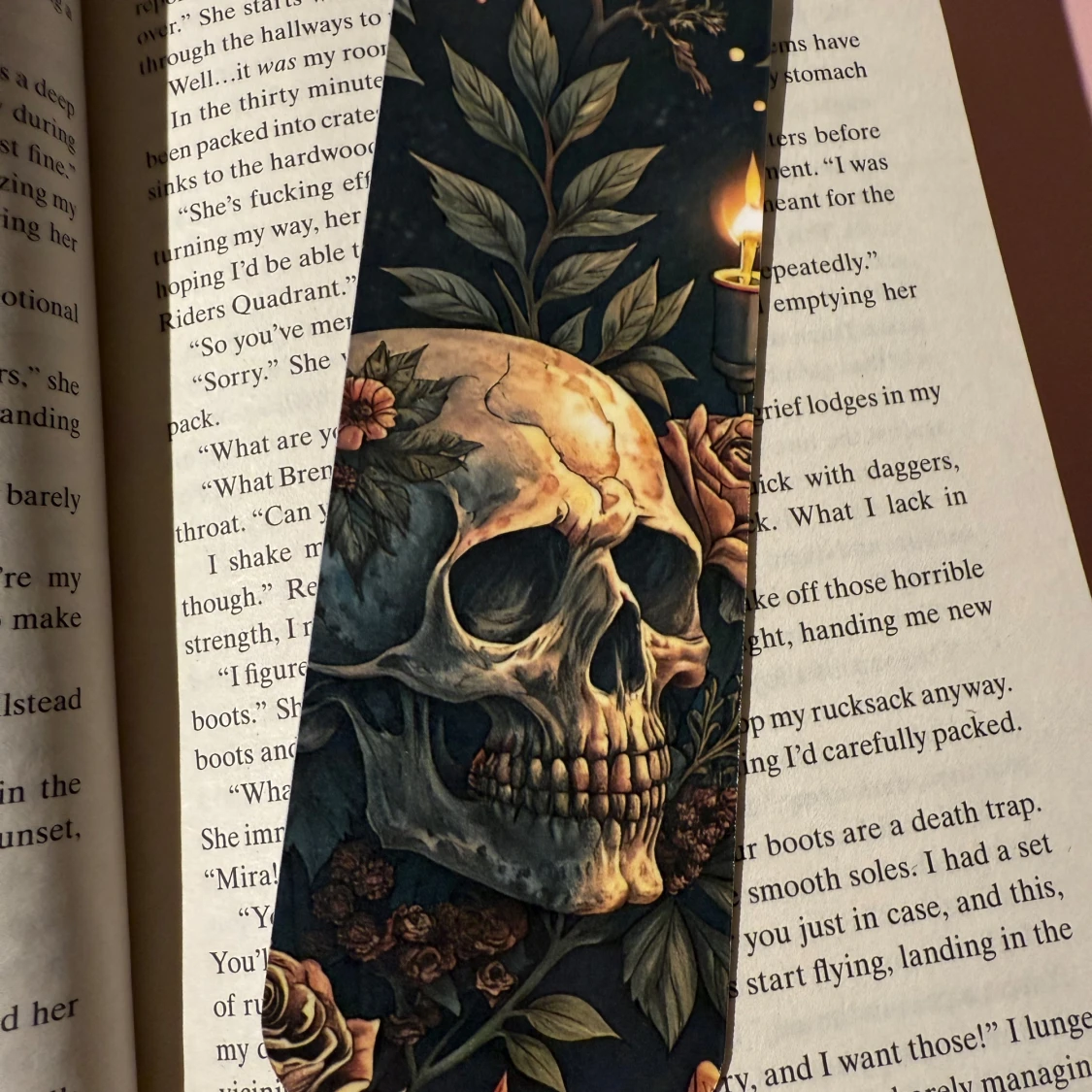 Laminerat handgjort bokmärke 