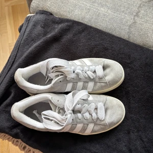 Adidas campus grå - Suuupefina adidas campus som tyvärr aldrig kommer till användning, i superfint skick. Storlek 39 1/3