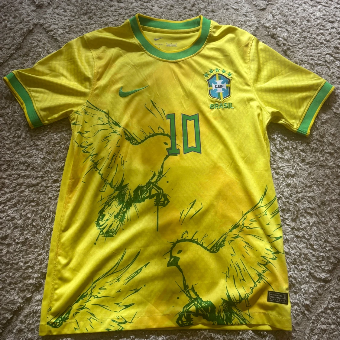 Brasilien Neymar JR 10 fotbollströja Nike