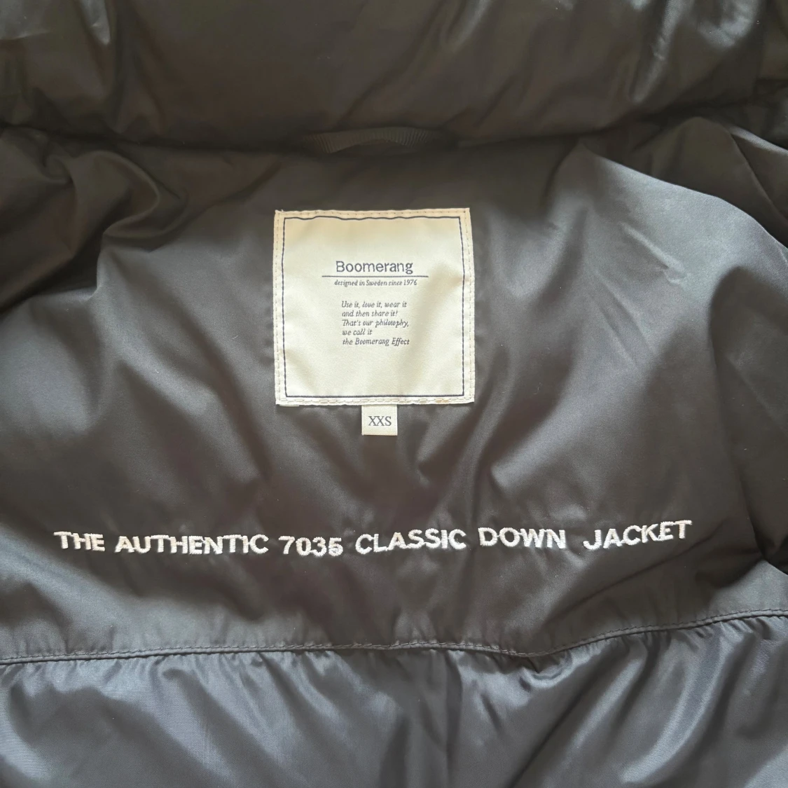 Svart dunjacka från Boomerang XXS - 2