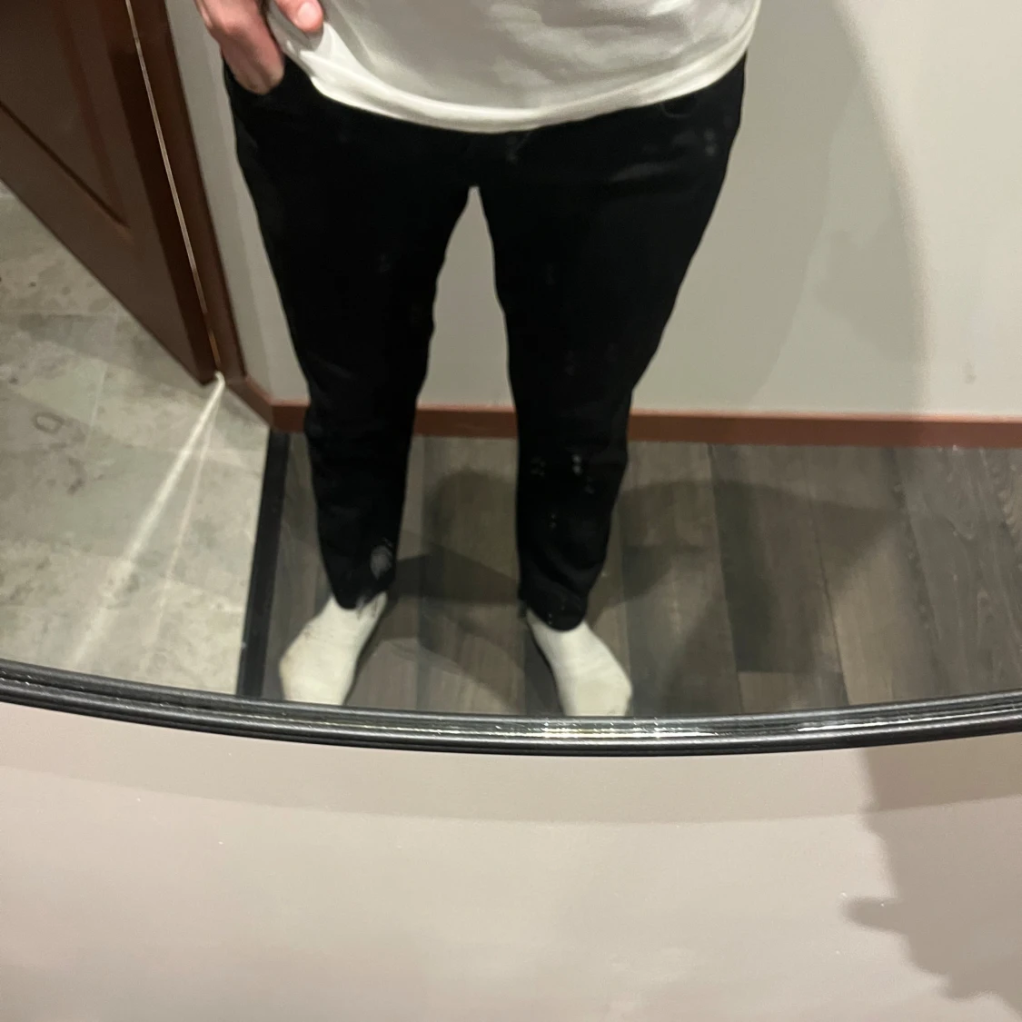 Svarta Replay Anbass jeans - 4