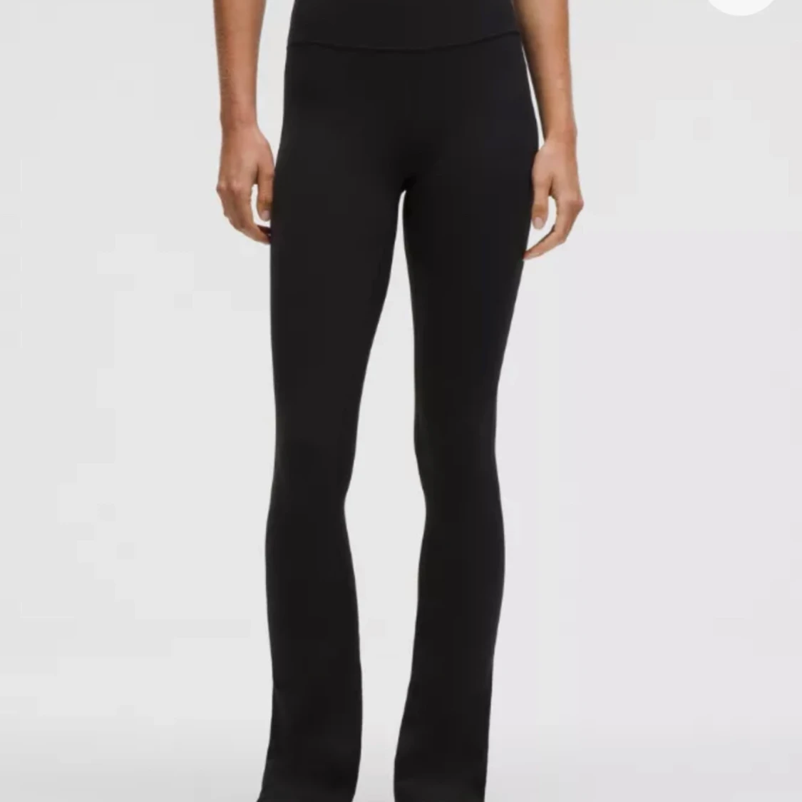 Svarta bootcut yogapants