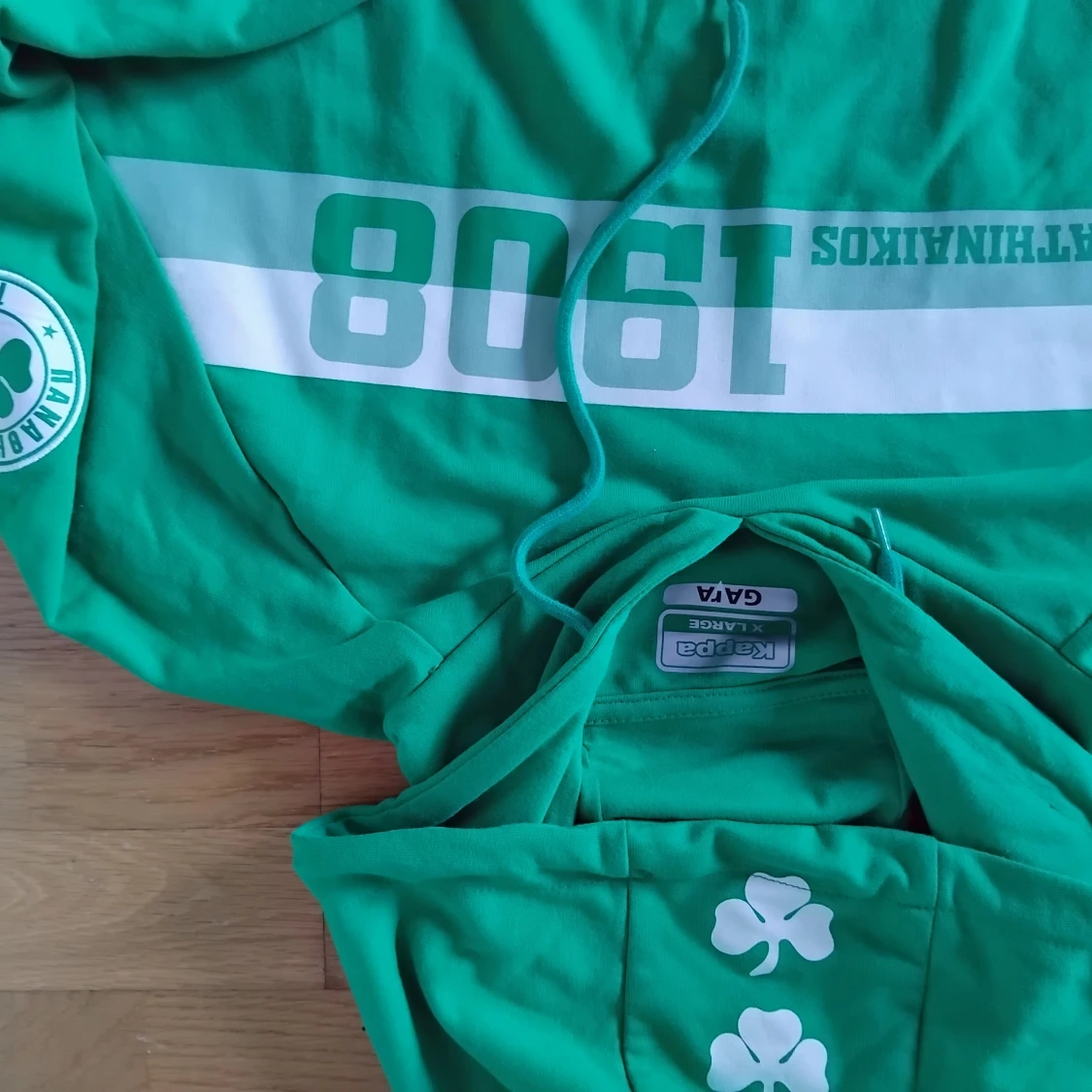 Grön Panathinaikos hoodie från Kappa - 1
