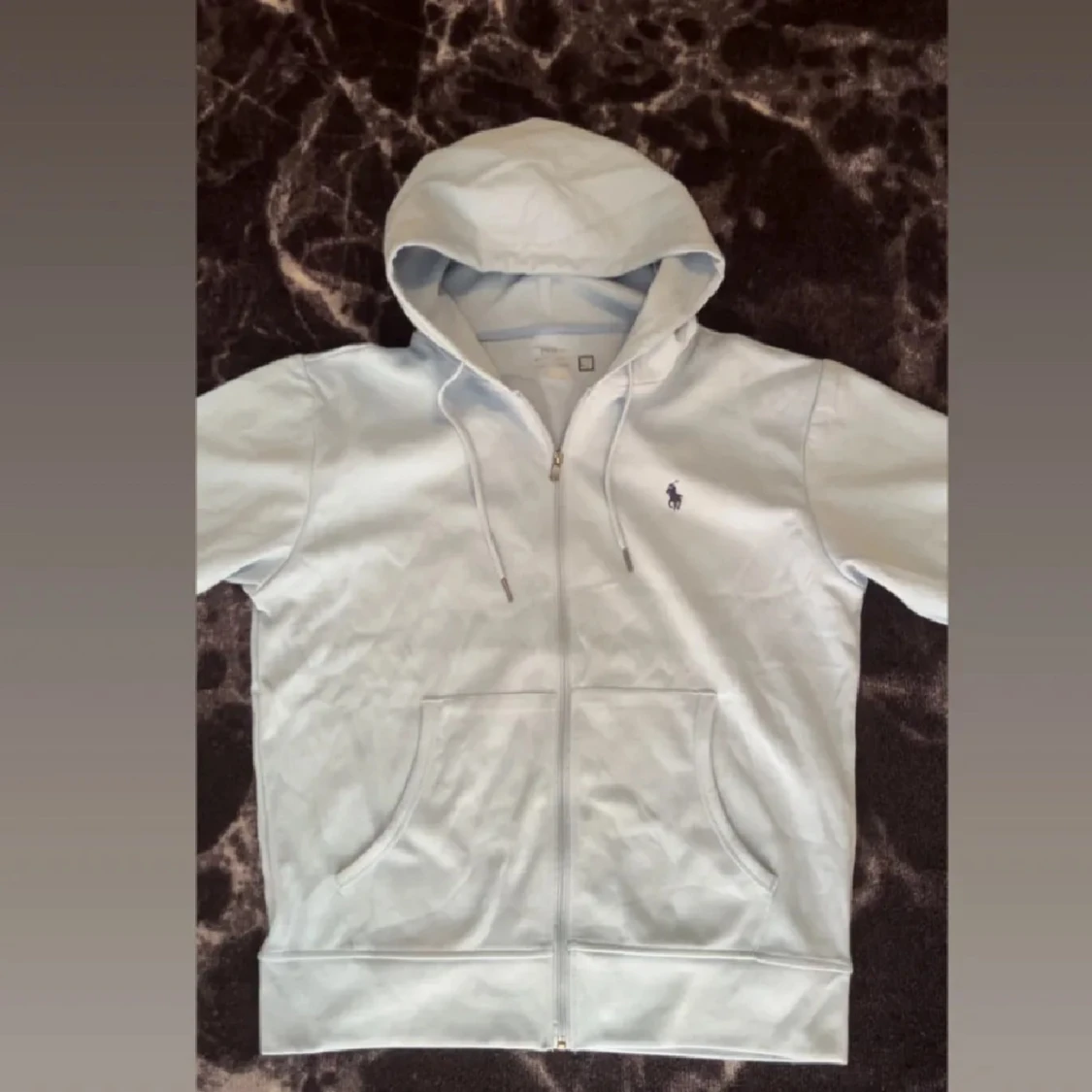 Vit hoodie från Polo Ralph Lauren