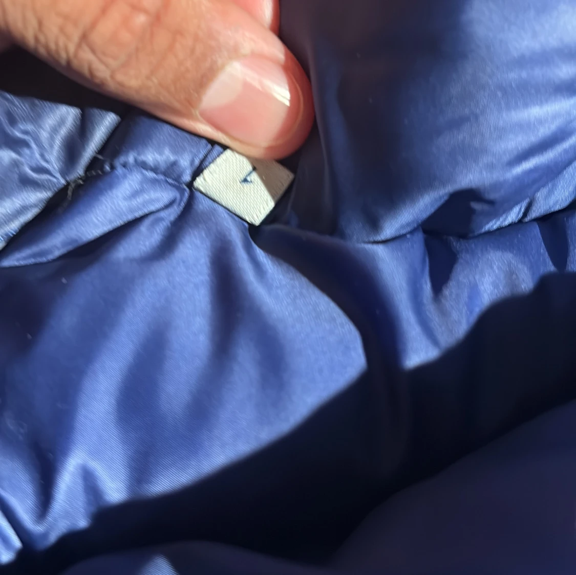 Blå Moncler pufferjacka herr  - 3