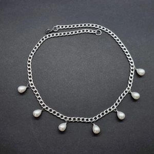 Handgjort halsband  - Material-rostfritt stål,  kedjetjocklek-5cm 