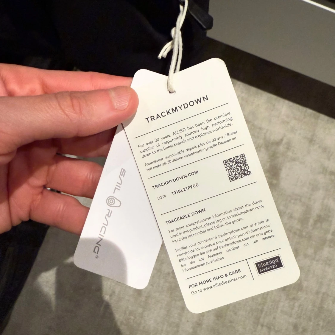 Svart dunjacka Sail Racing W Patrol - 3