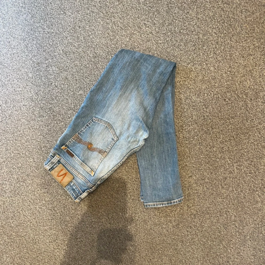 Blåa Nudie Jeans - 2