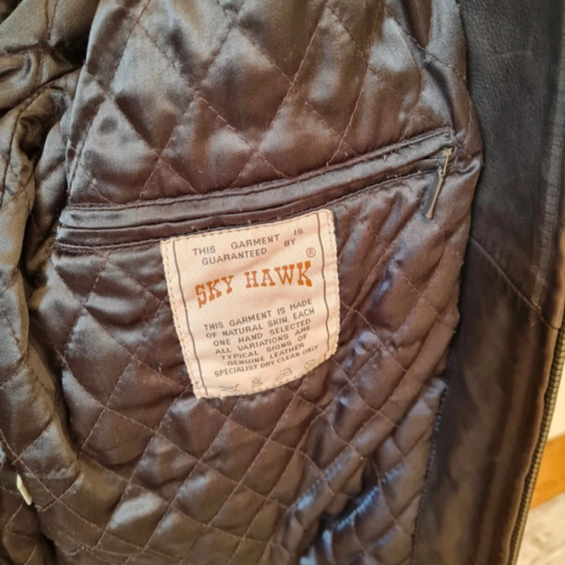 Jacka i äkta skinn, storlek 50, Herr, Sky Hawk - 2
