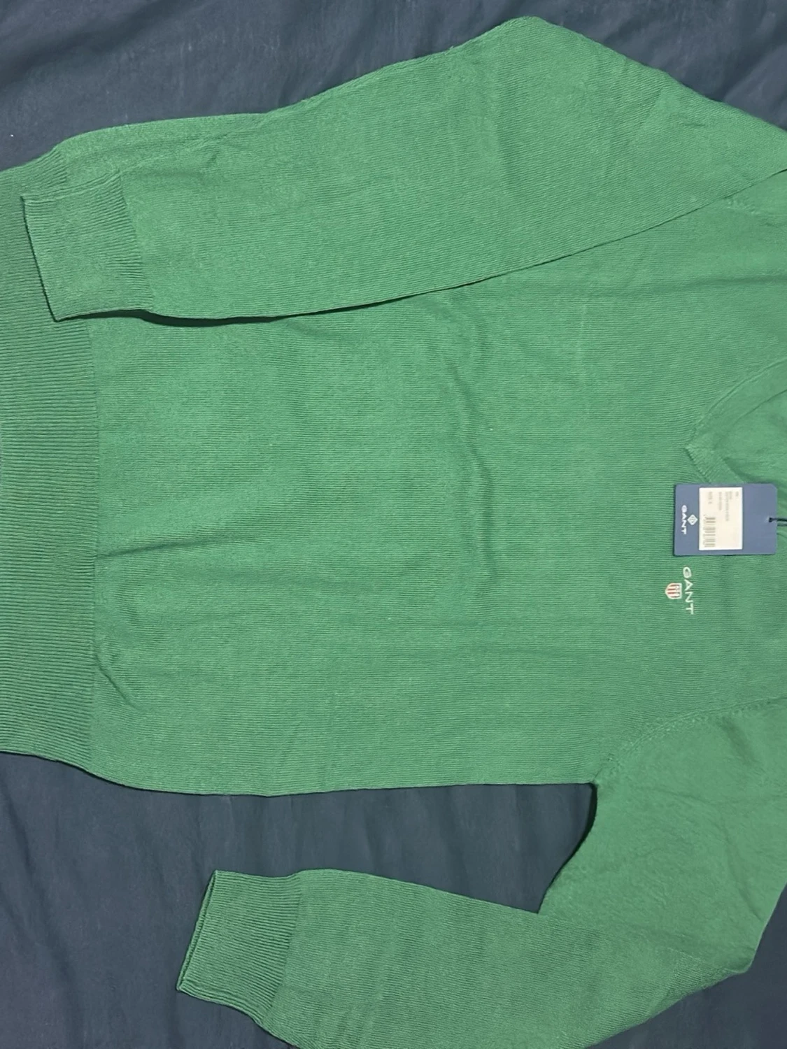 Grön stickad tröja från Gant