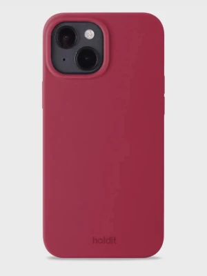 Silikonskal till iPhone 15 - Ett jättefint vinrött skal från Holdit. Skalet är helt nytt och är i originalförpackning! Skalet är i silikon och passar iPhone 15. Kan skicka egen bild också 