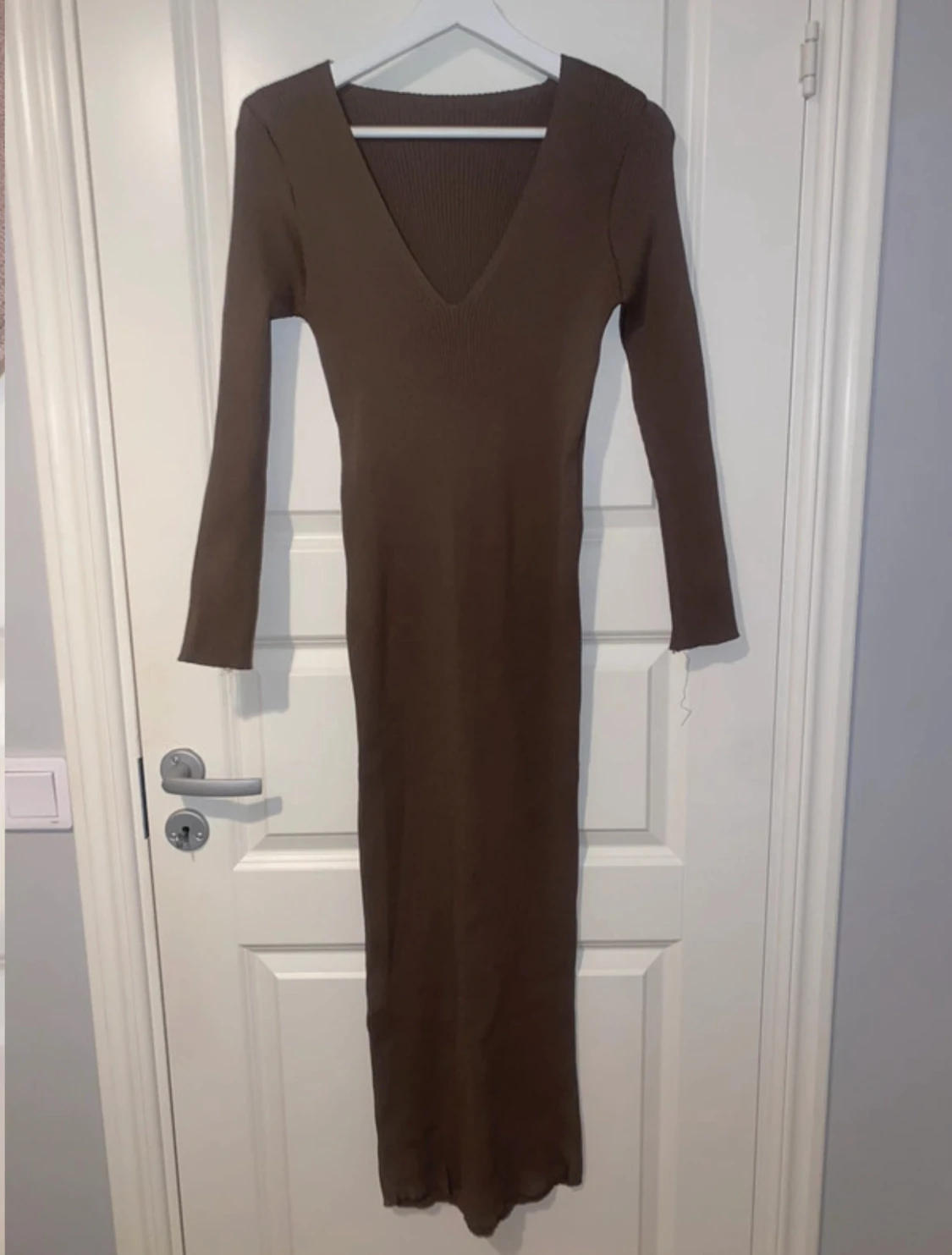 Klänning med band / bälte i midjan - 3