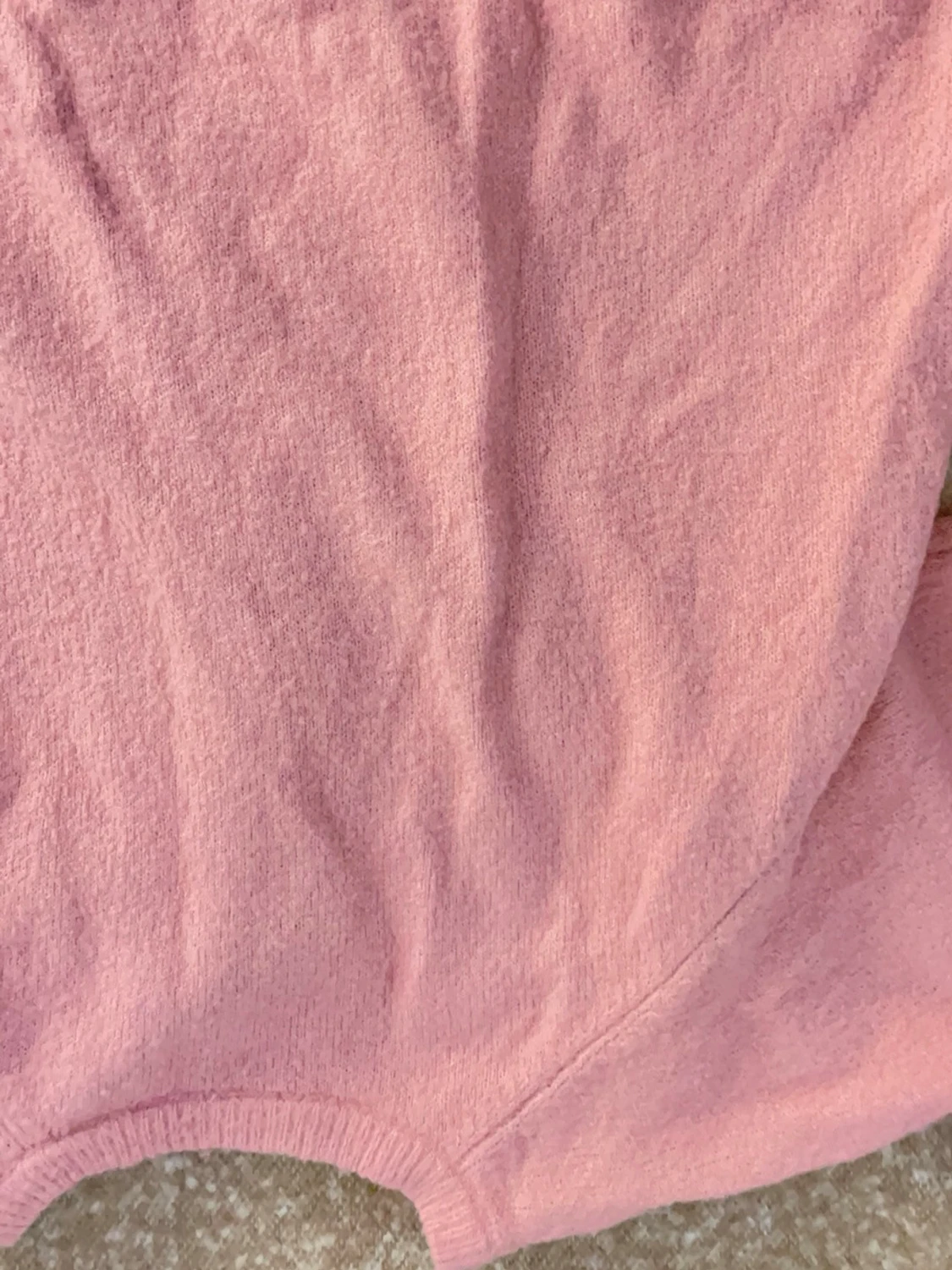Ljusrosa stickad tröja - 8