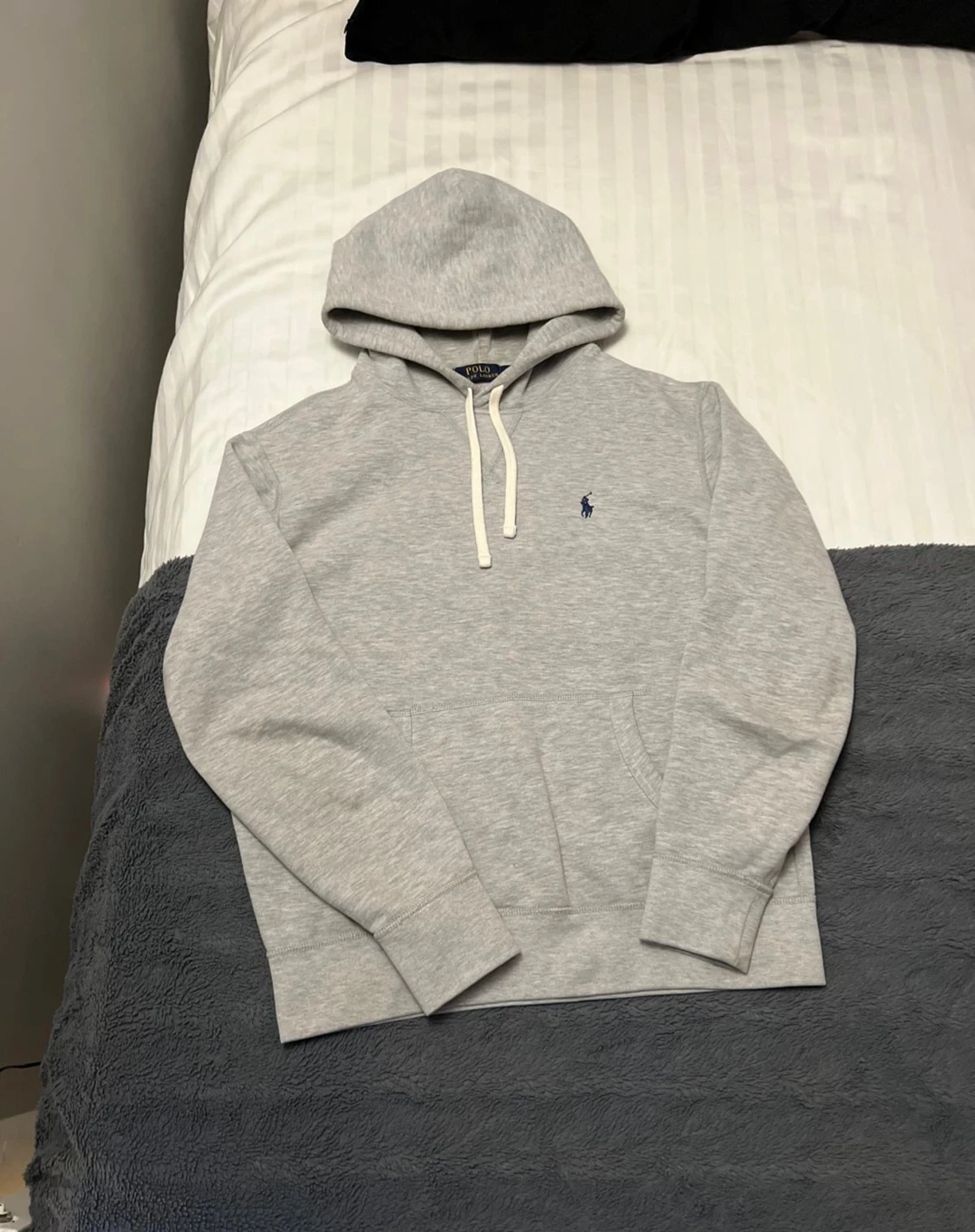Grå Ralph Lauren Hoodie 