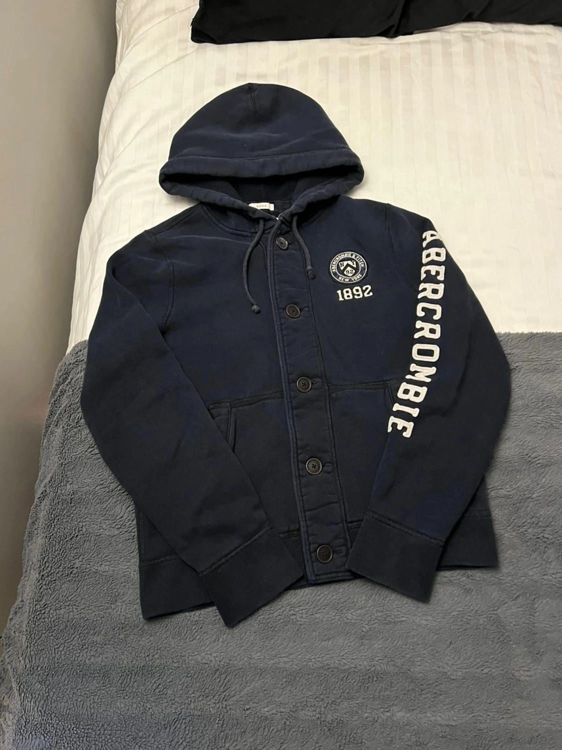 Abercrombie & Fitch Button Up Hoodie