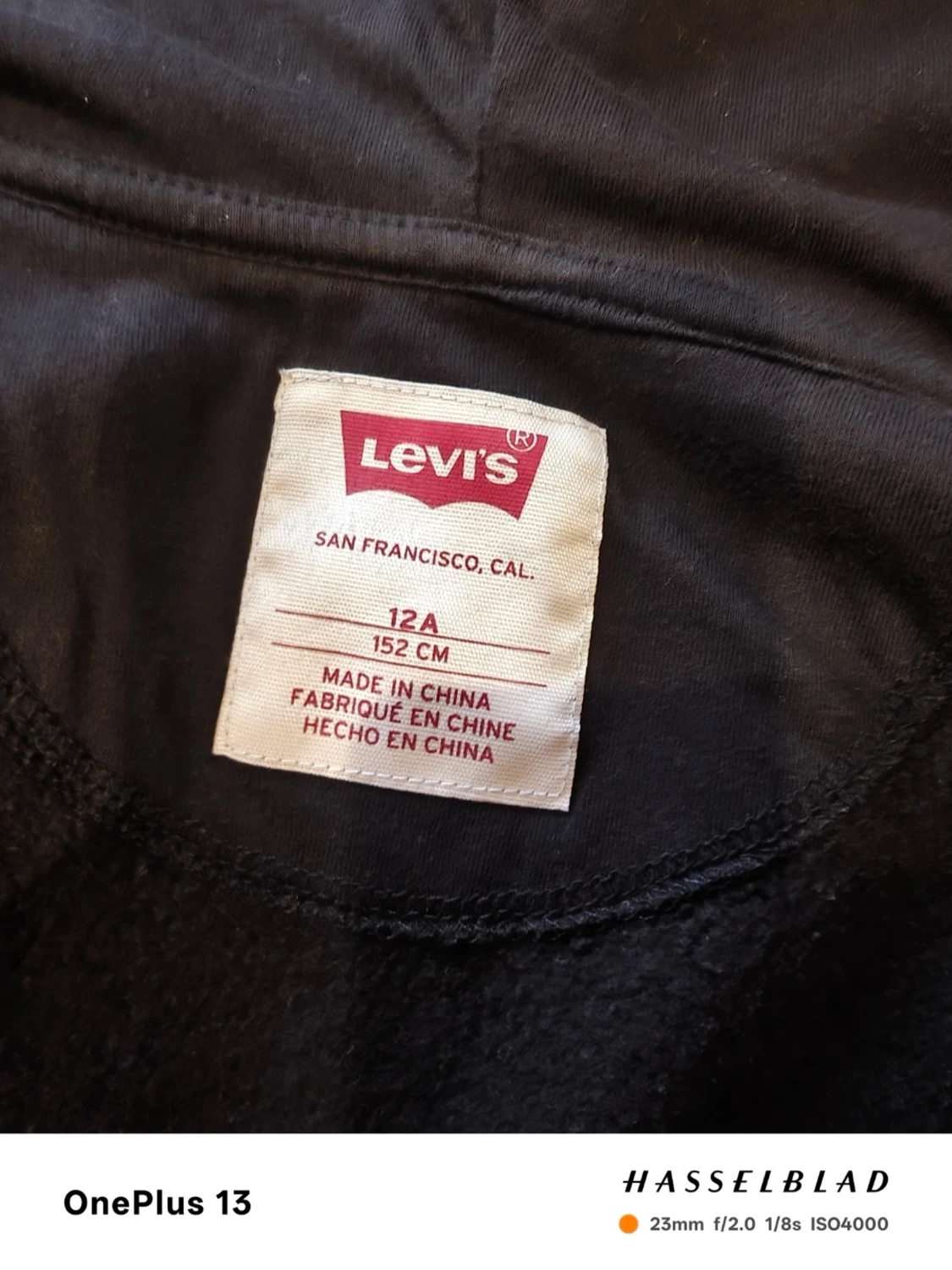 Svart livi's tröja 152 cm - 2