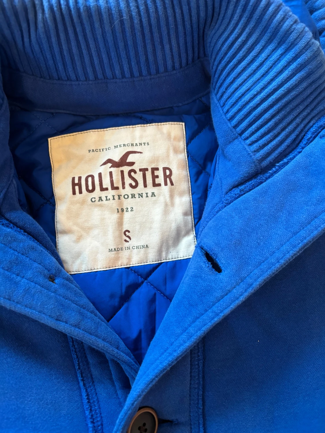 Blå cardigan från hollister - 1