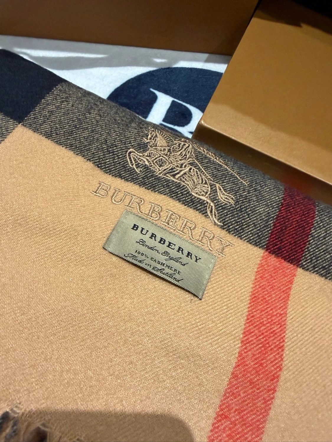 Burberry beige scarf -Unisex - 1