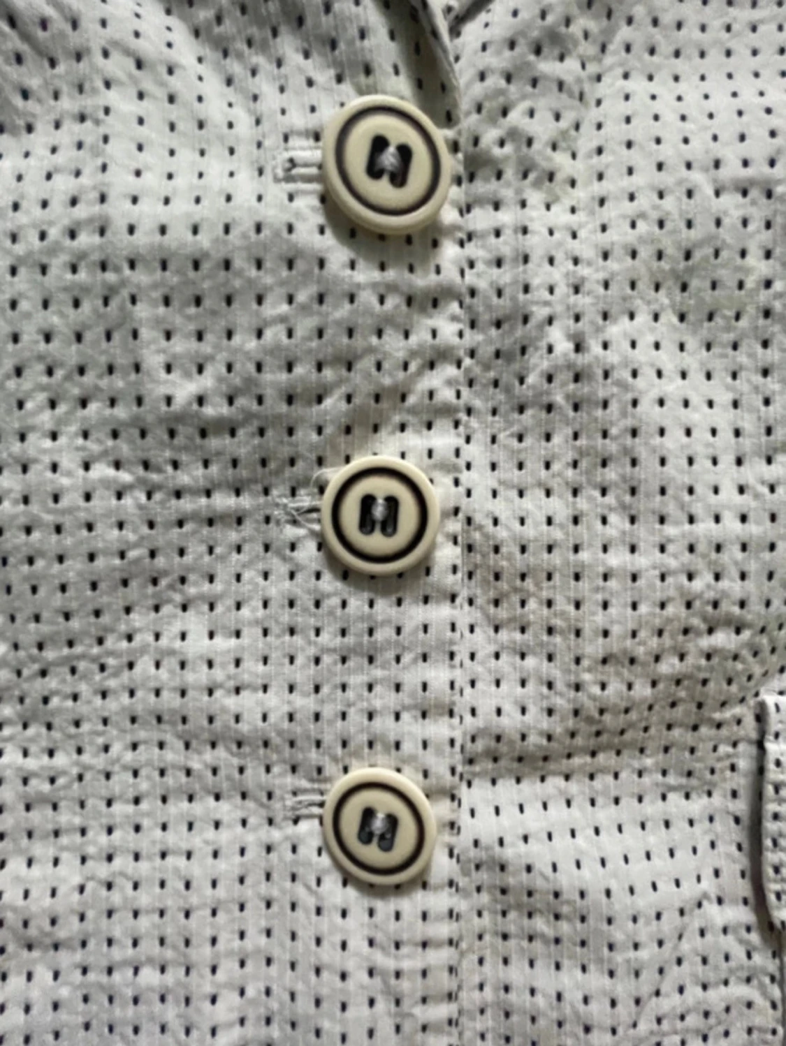 Vit rutig kavaj från Deni Cler - 3