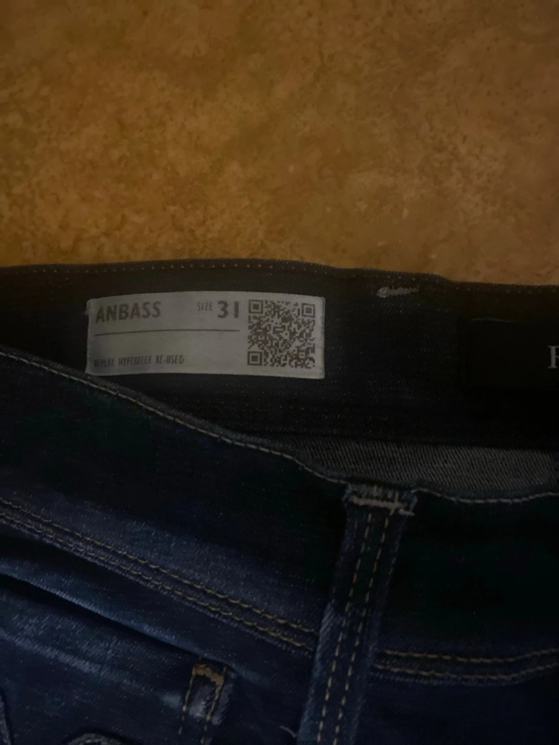 Replay Anbass mörkblå jeans strl 31 - 1