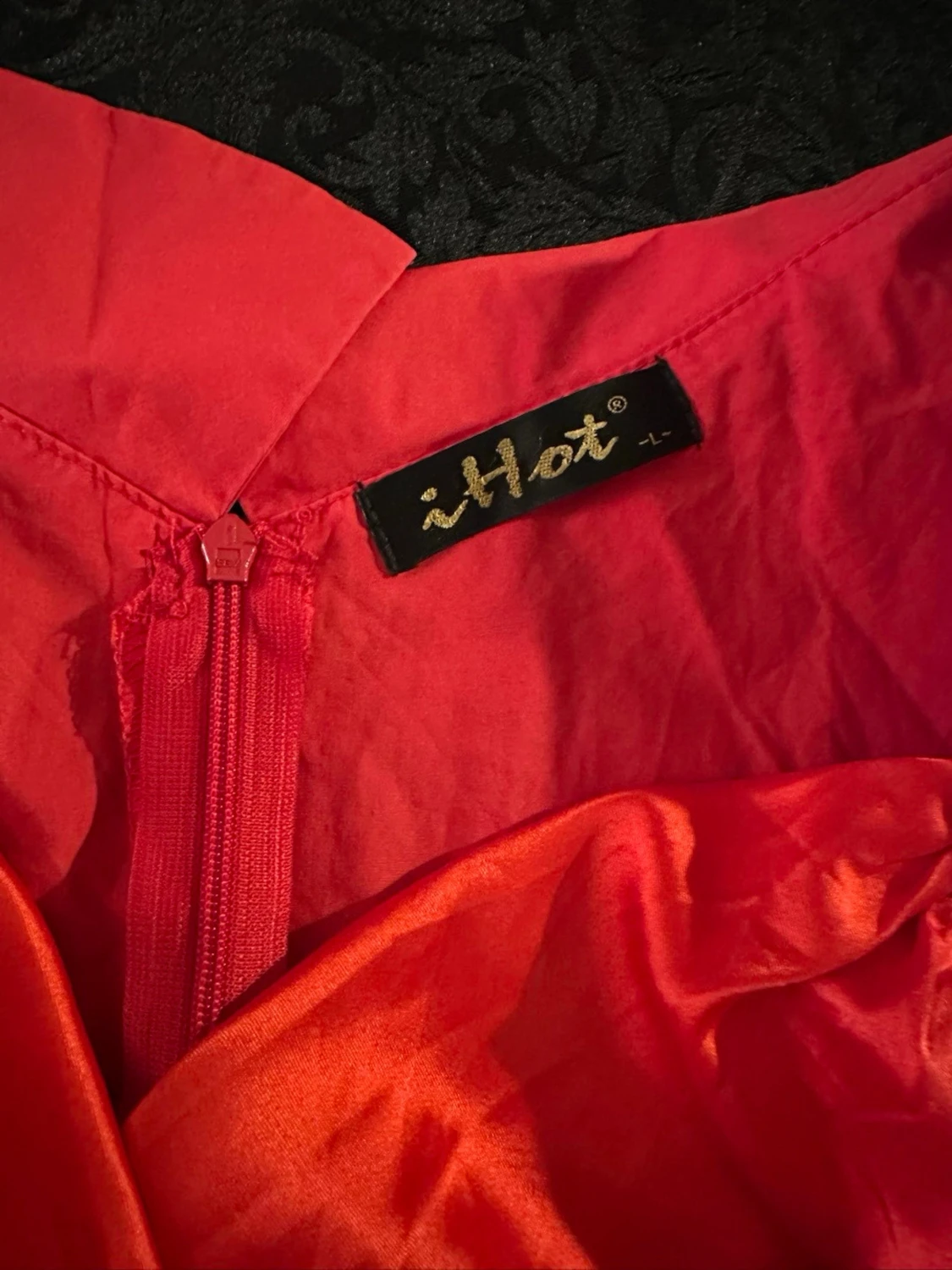 Röd kortklänning från iHot - 1