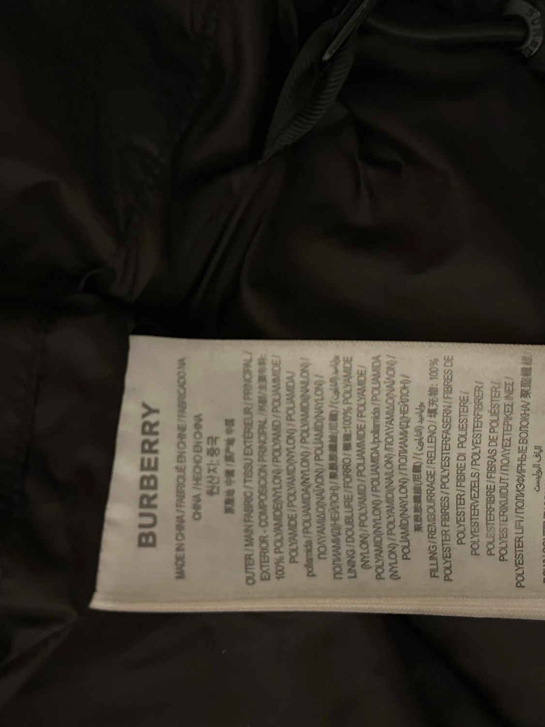 Svart pufferjacka från Burberry - 4