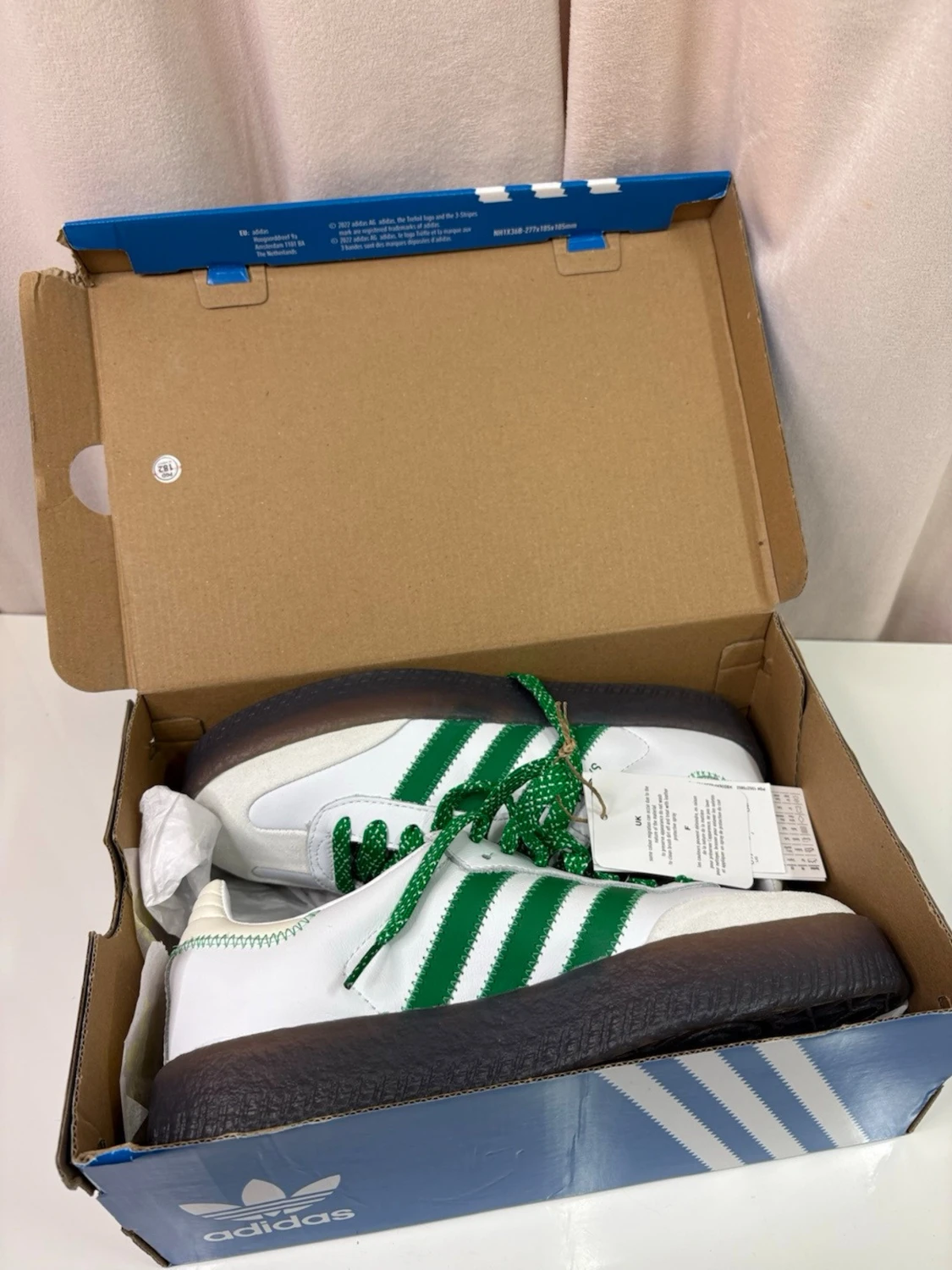 Adidas Samba sneakers vit/grön - 5