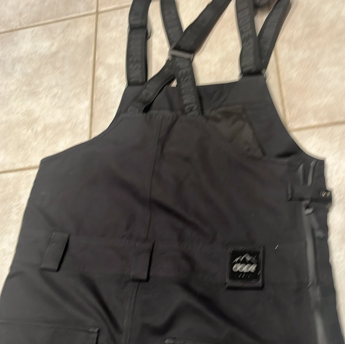 Dope snow täckbyxor med hängslen S - 4