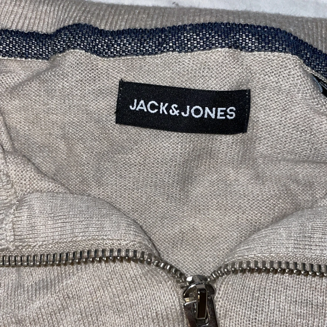 Beige half zip tröja Jack & Jones - 1