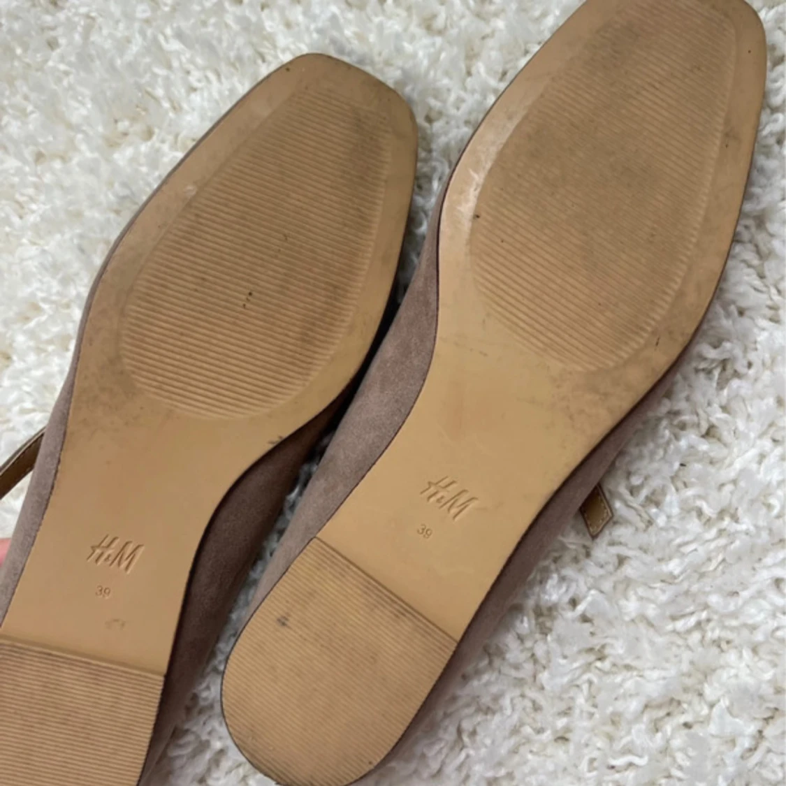 Beige Mary Jane ballerinaskor H&M - 2