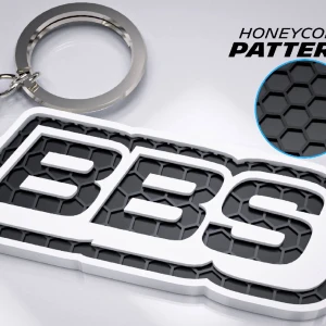 BBS Nyckelring  - Denna design är våran bästsäljare och levereras självklart med själva ringen