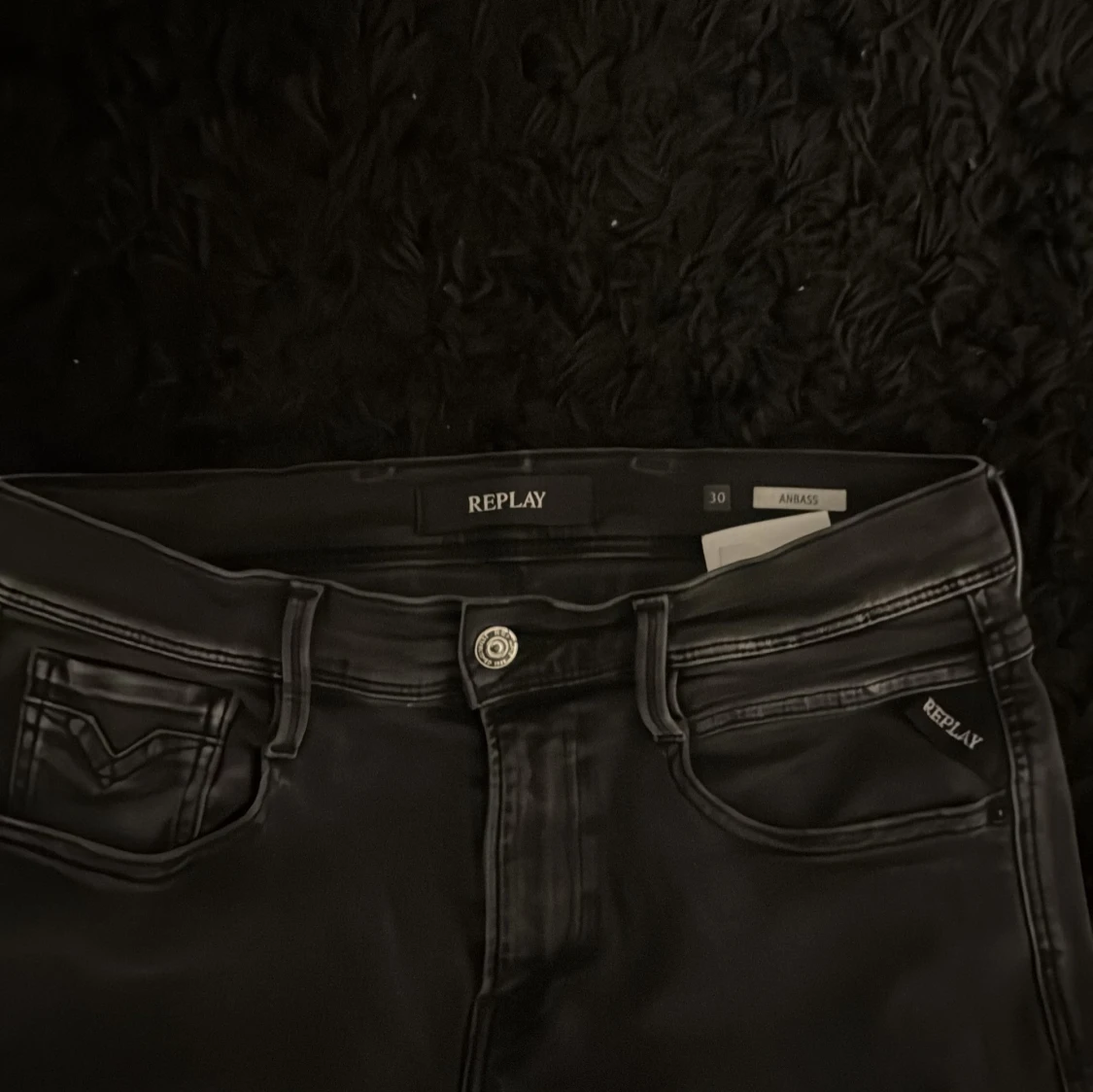 Replay Anbass svarta jeans - 1