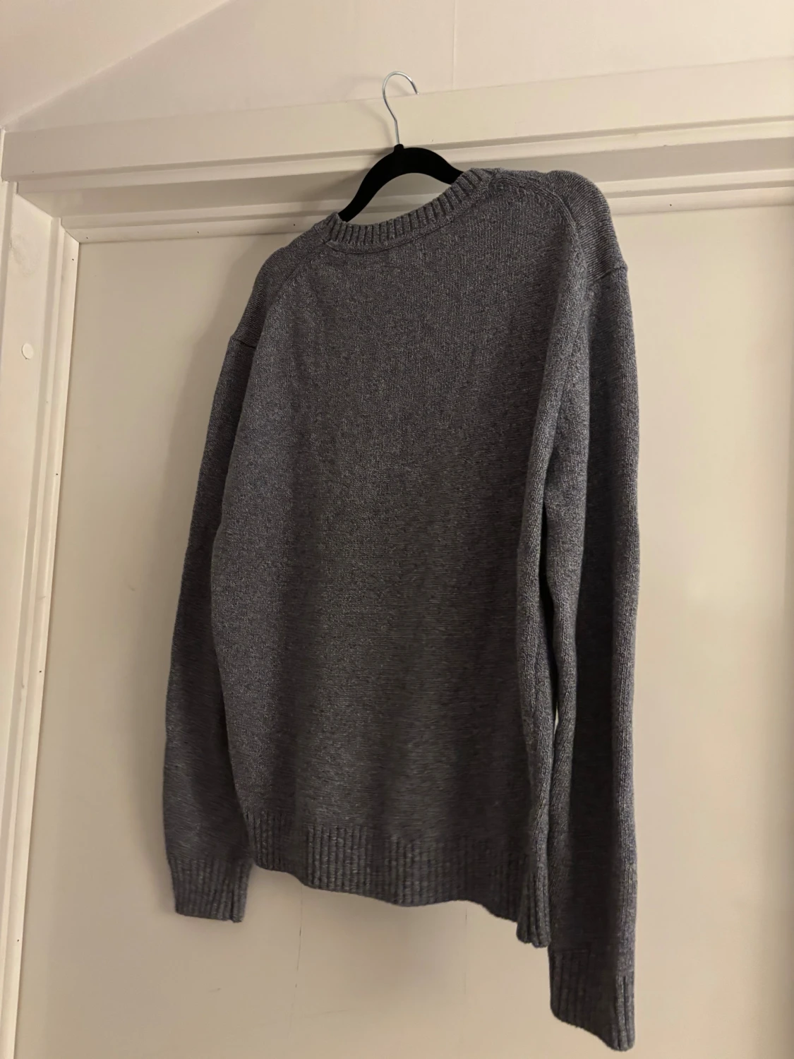 Grå stickad tröja från Massimo Dutti - 3