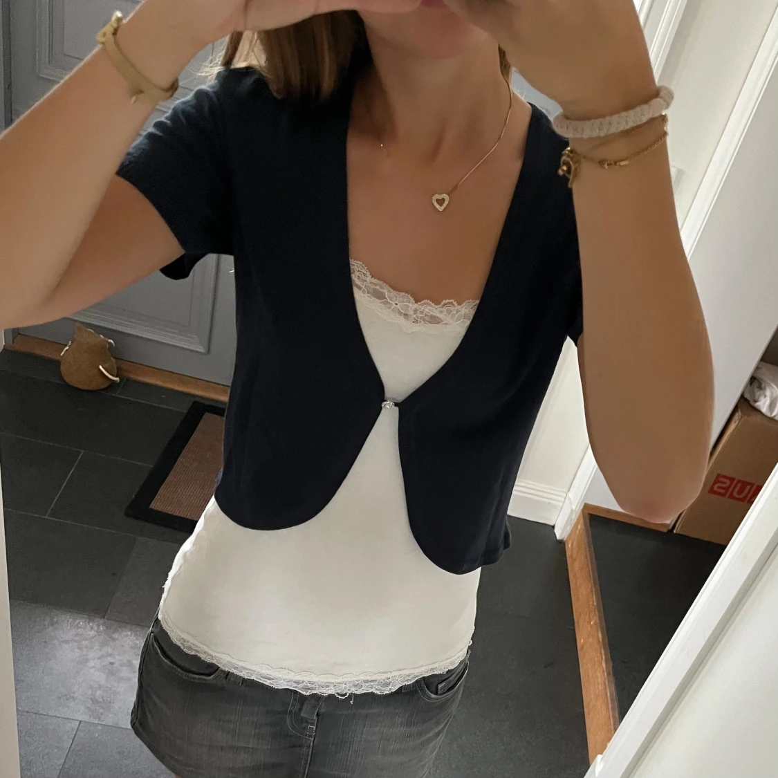 Mörkblå bolero