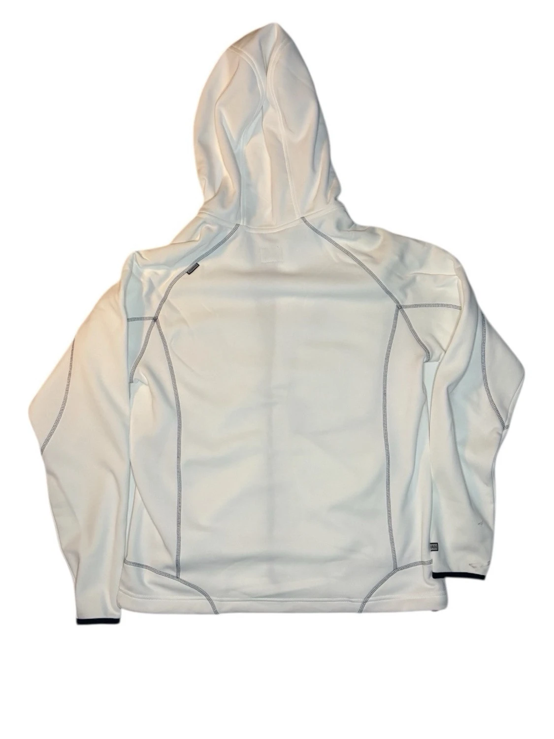 Vit vindjacka med huva från Jobman - 1