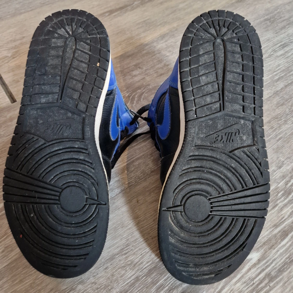 Nike Air Jordan 1 Mid Svart/Blå 36.5 - 2