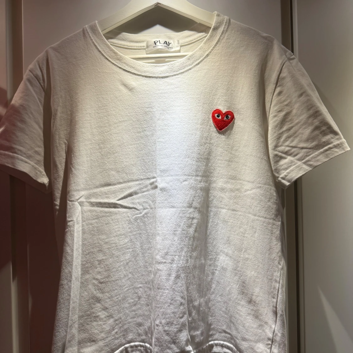 Vit t-shirt Comme des Garçons Play