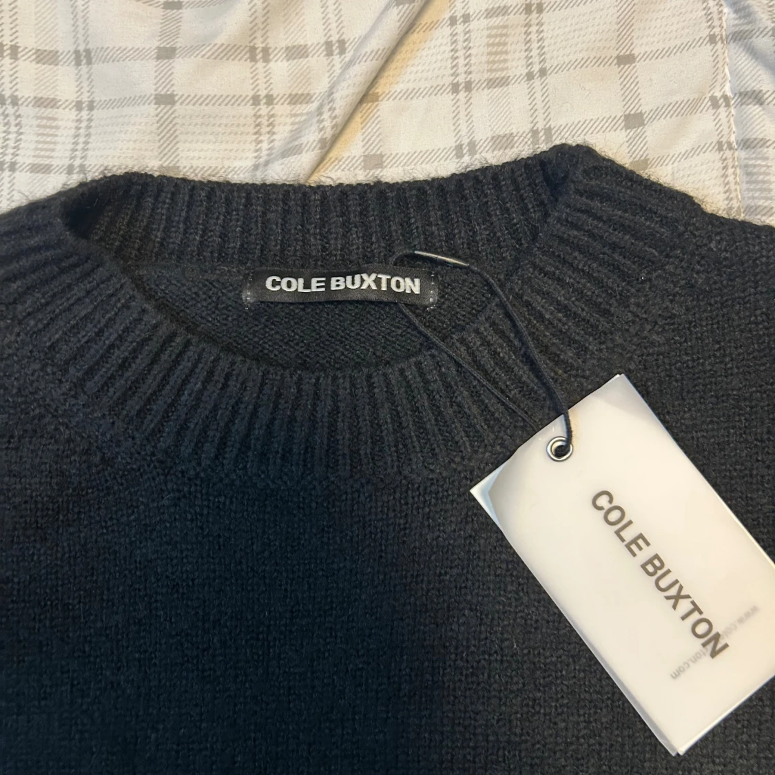 Svart stickad tröja Cole Buxton - 2
