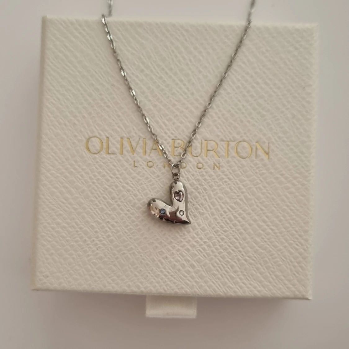 Halsband hjärta silver - 2