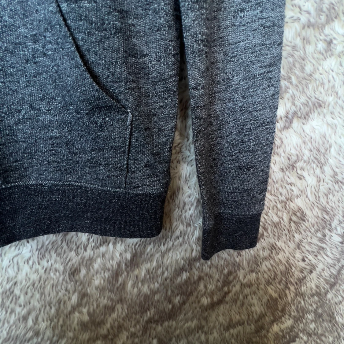 Mörkgrå hoodie från H&M, stl S - 4