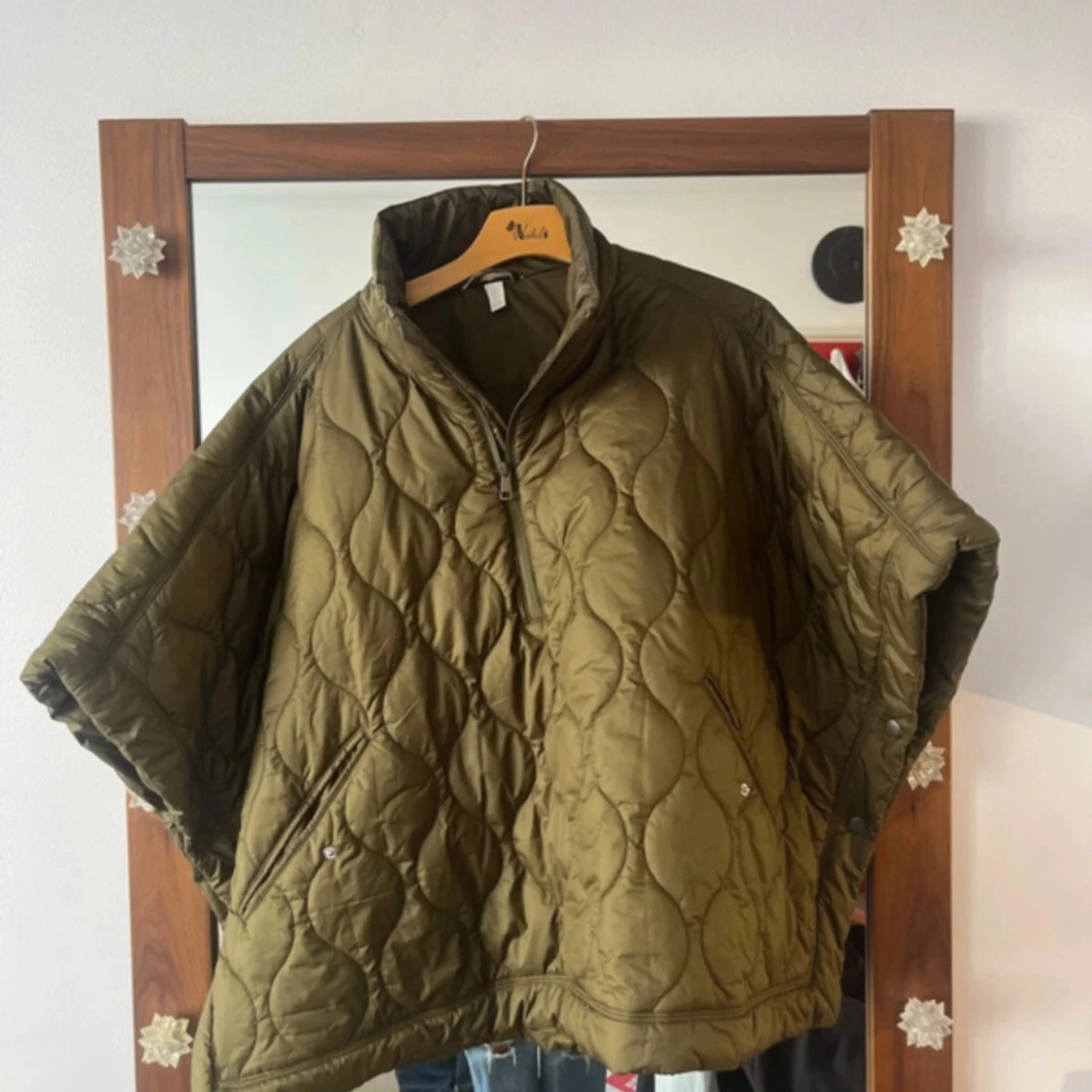 Grön quiltad jacka