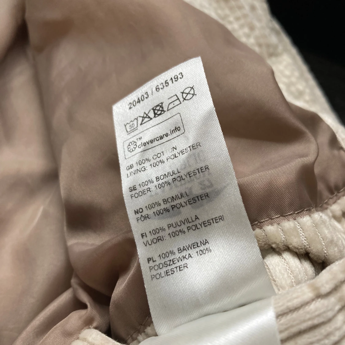 Beige manchesterjacka - 3