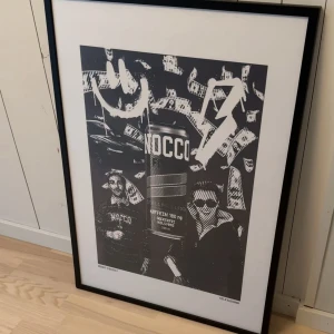 Nocco x Krobbe poster 50x70cm  - Helt ny! Enbart framtagen för bild. Design gjord av mig. Säljs utan ram! 